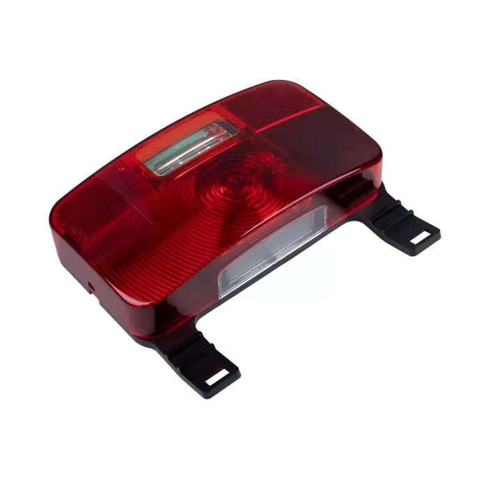 Combinazione camper con luce riflessa per rimorchio